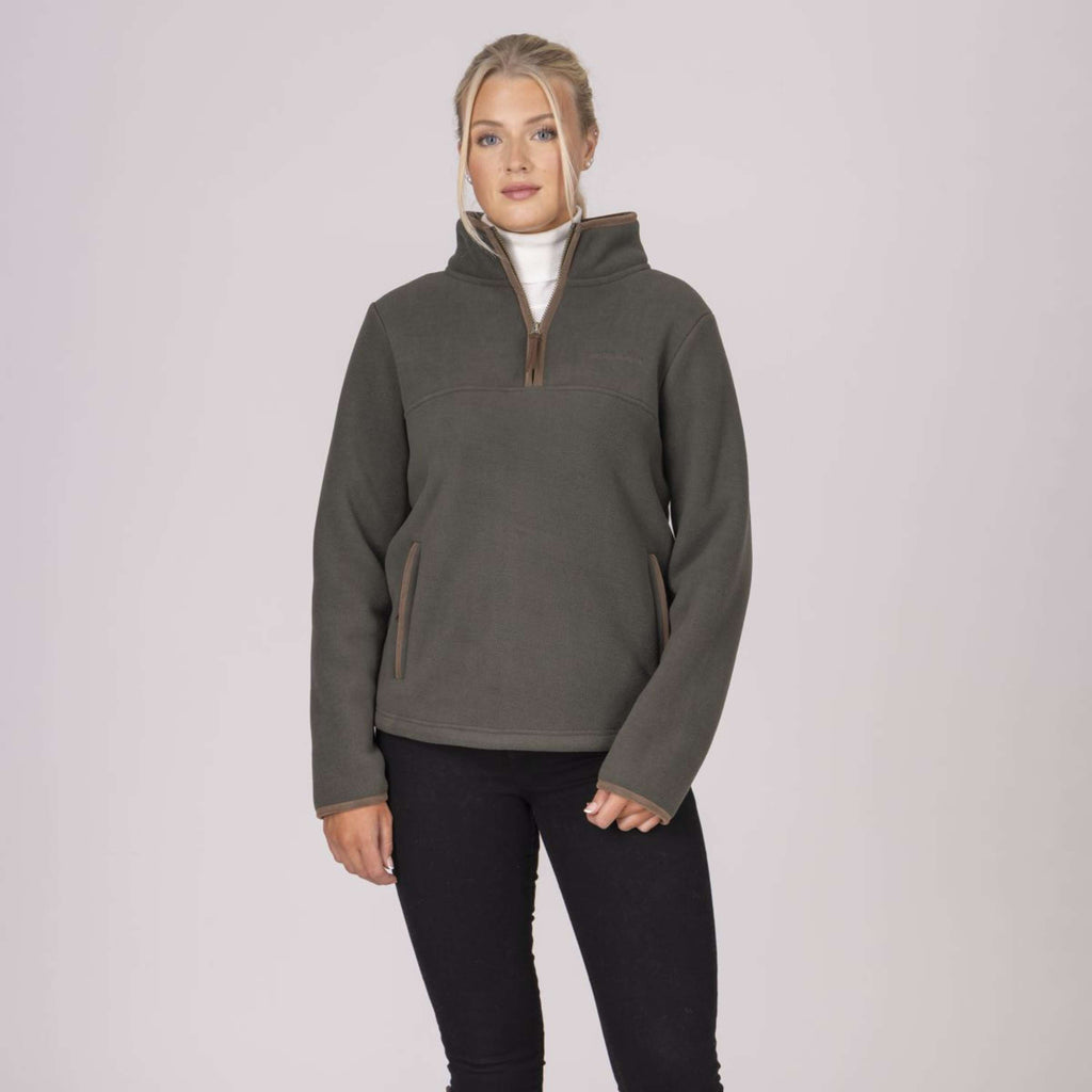 Aubrion by Shires Pullover Original Fleece Grün