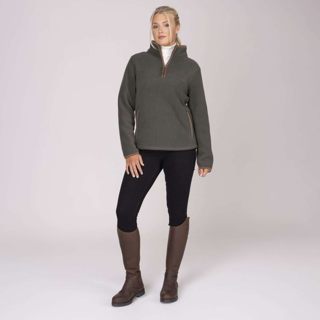Aubrion by Shires Pullover Original Fleece Grün