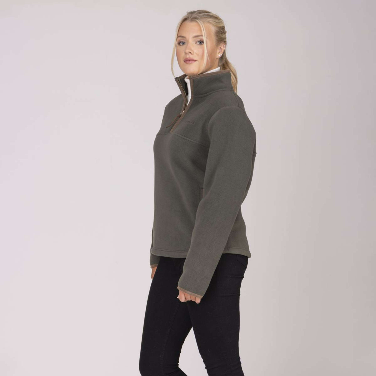 Aubrion by Shires Pullover Original Fleece Grün