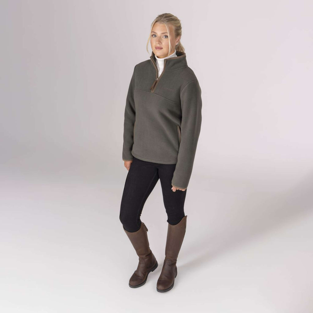 Aubrion by Shires Pullover Original Fleece Grün