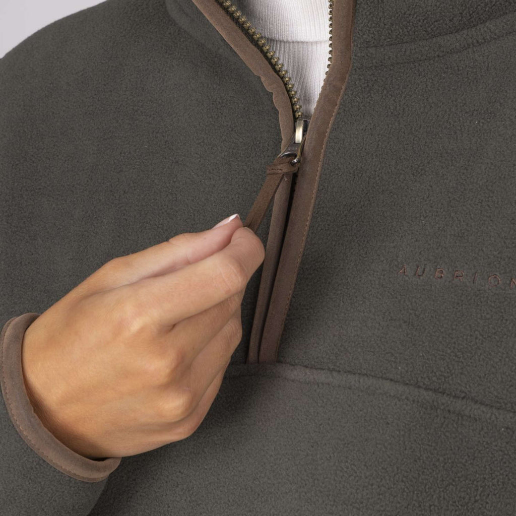 Aubrion by Shires Pullover Original Fleece Grün