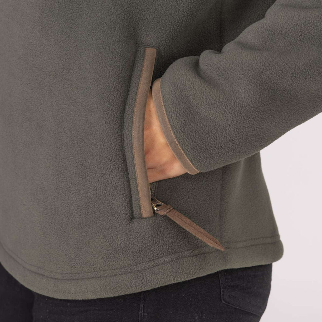 Aubrion by Shires Pullover Original Fleece Grün