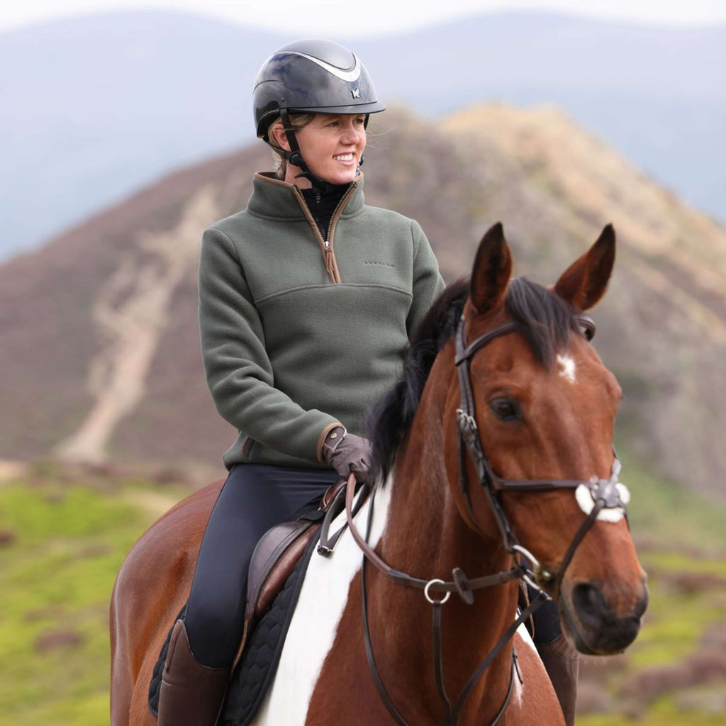 Aubrion by Shires Pullover Original Fleece Grün