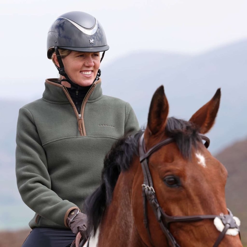 Aubrion by Shires Pullover Original Fleece Grün