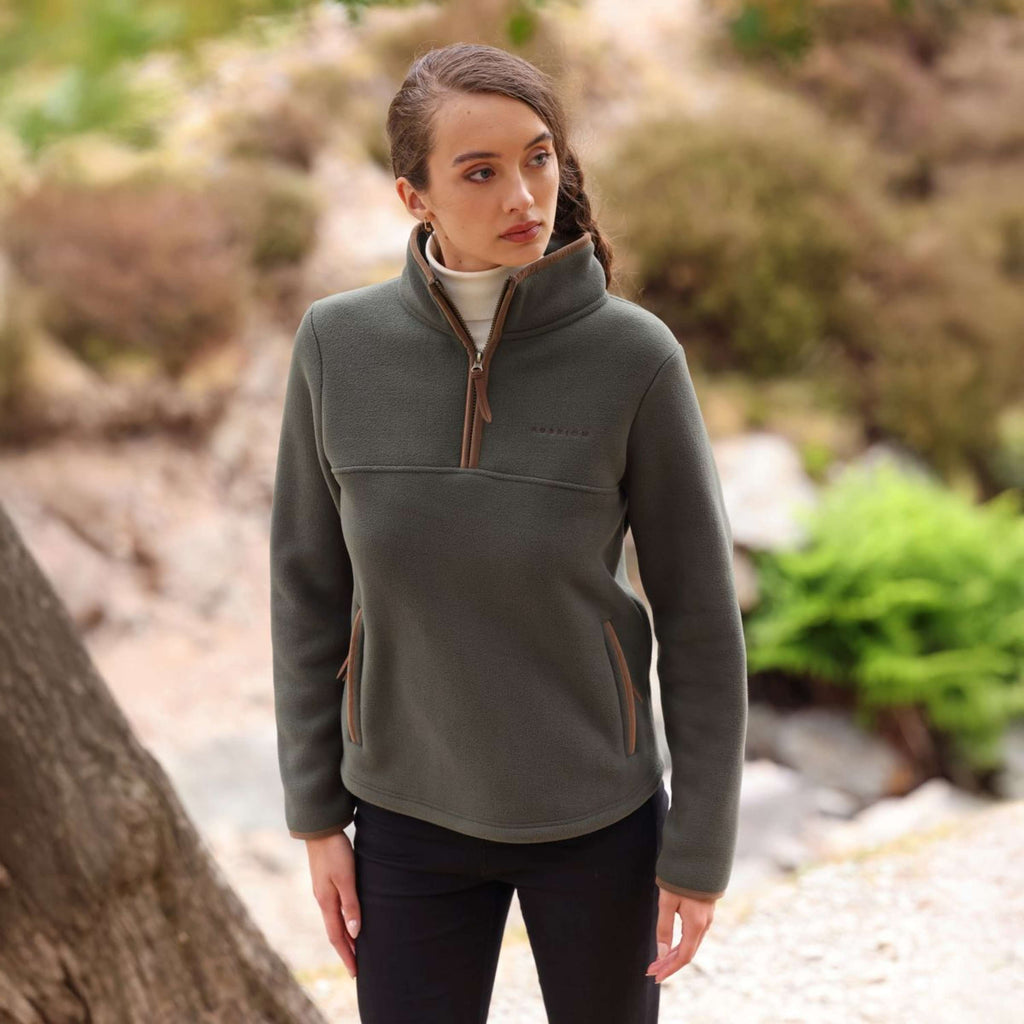 Aubrion by Shires Pullover Original Fleece Grün