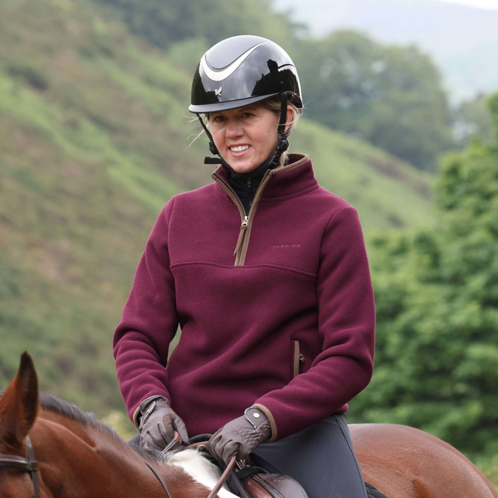 Aubrion by Shires Pullover Original Fleece Maroon