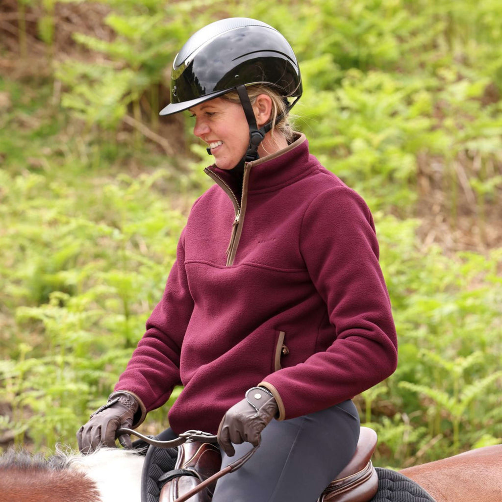 Aubrion by Shires Pullover Original Fleece Maroon