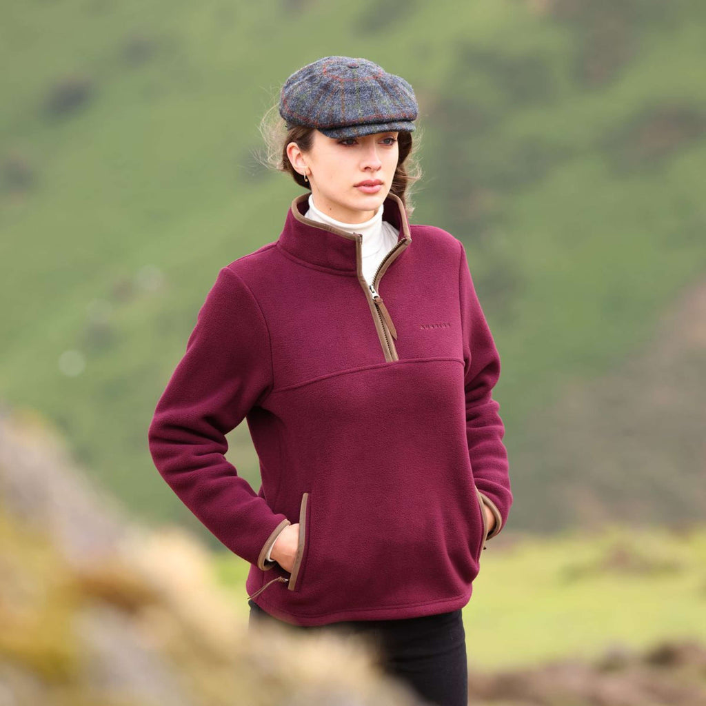 Aubrion by Shires Pullover Original Fleece Maroon