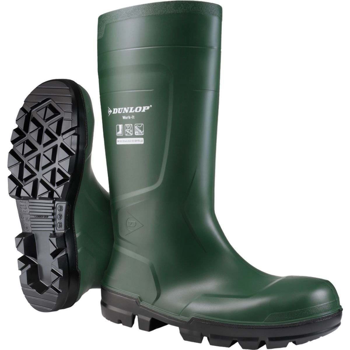 Dunlop Stiefel NB2K Work It S5 PVC Grün