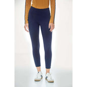 Harcour Reitleggings Lili Polarfleece Damen Navy