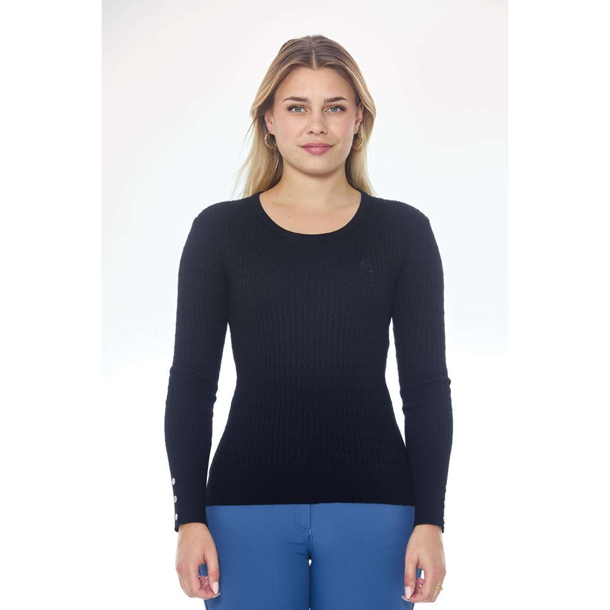 Harcour Pullover Pompadou Damen Schwarz