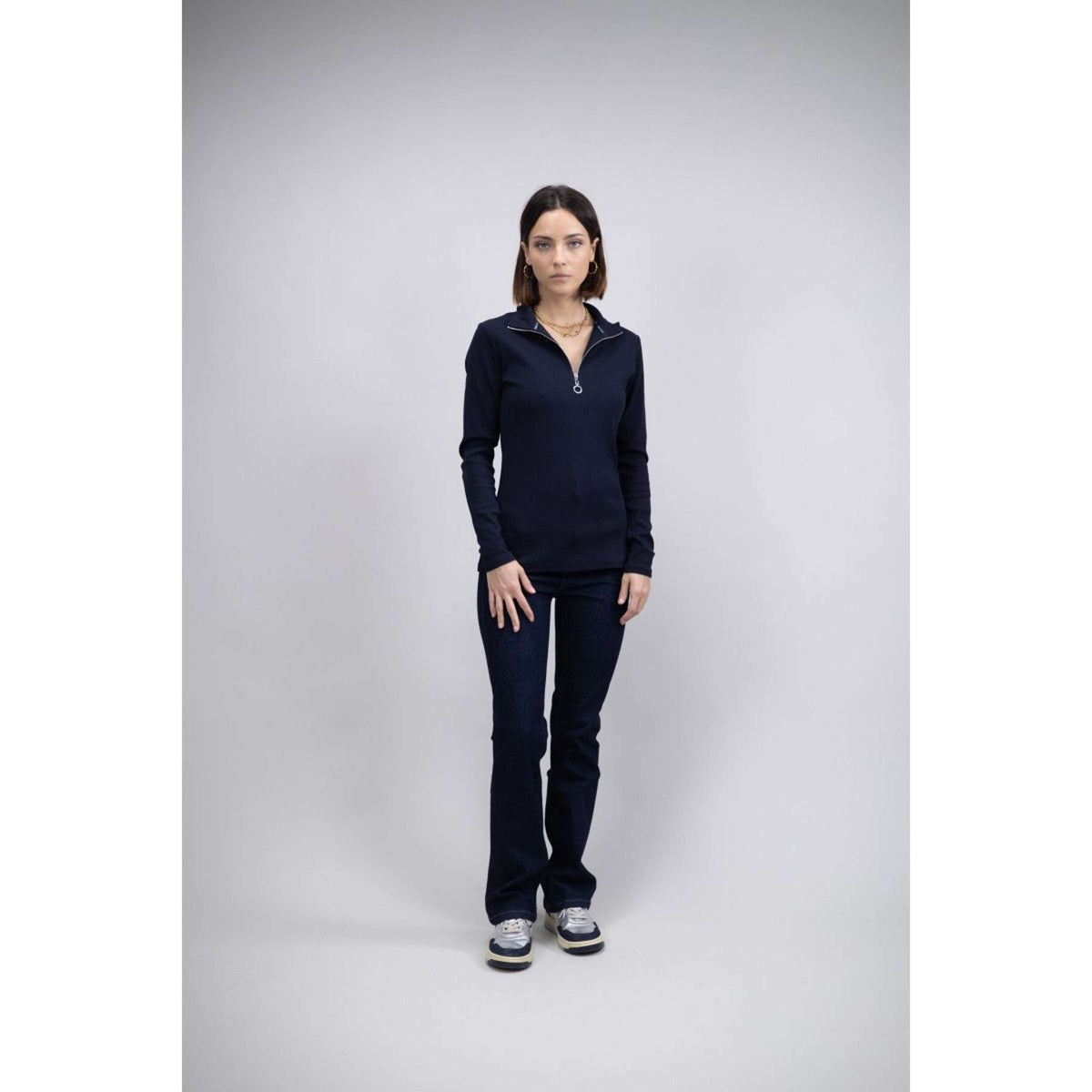 Harcour Poloshirt LS Pipal Damen Navy