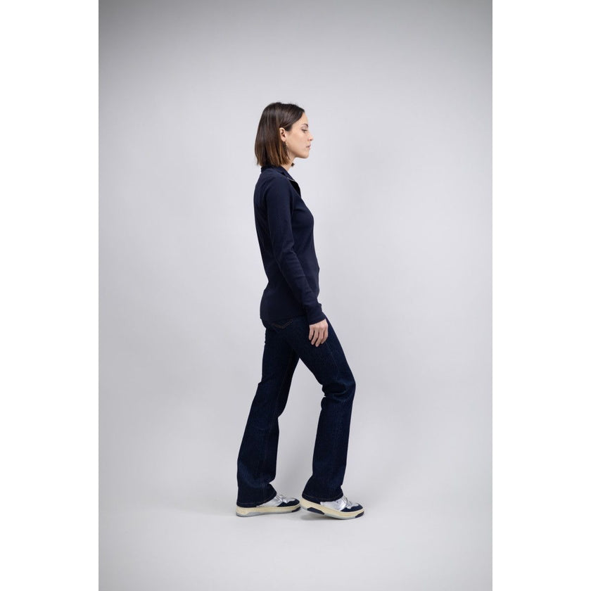 Harcour Poloshirt LS Pipal Damen Navy