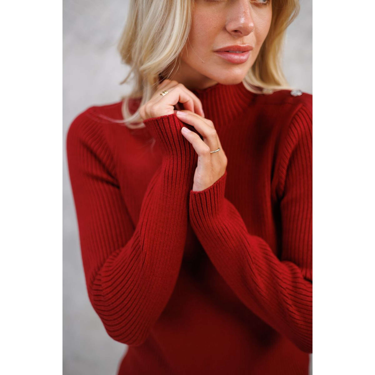 Harcour Pullover Swambi Damen Robinrot