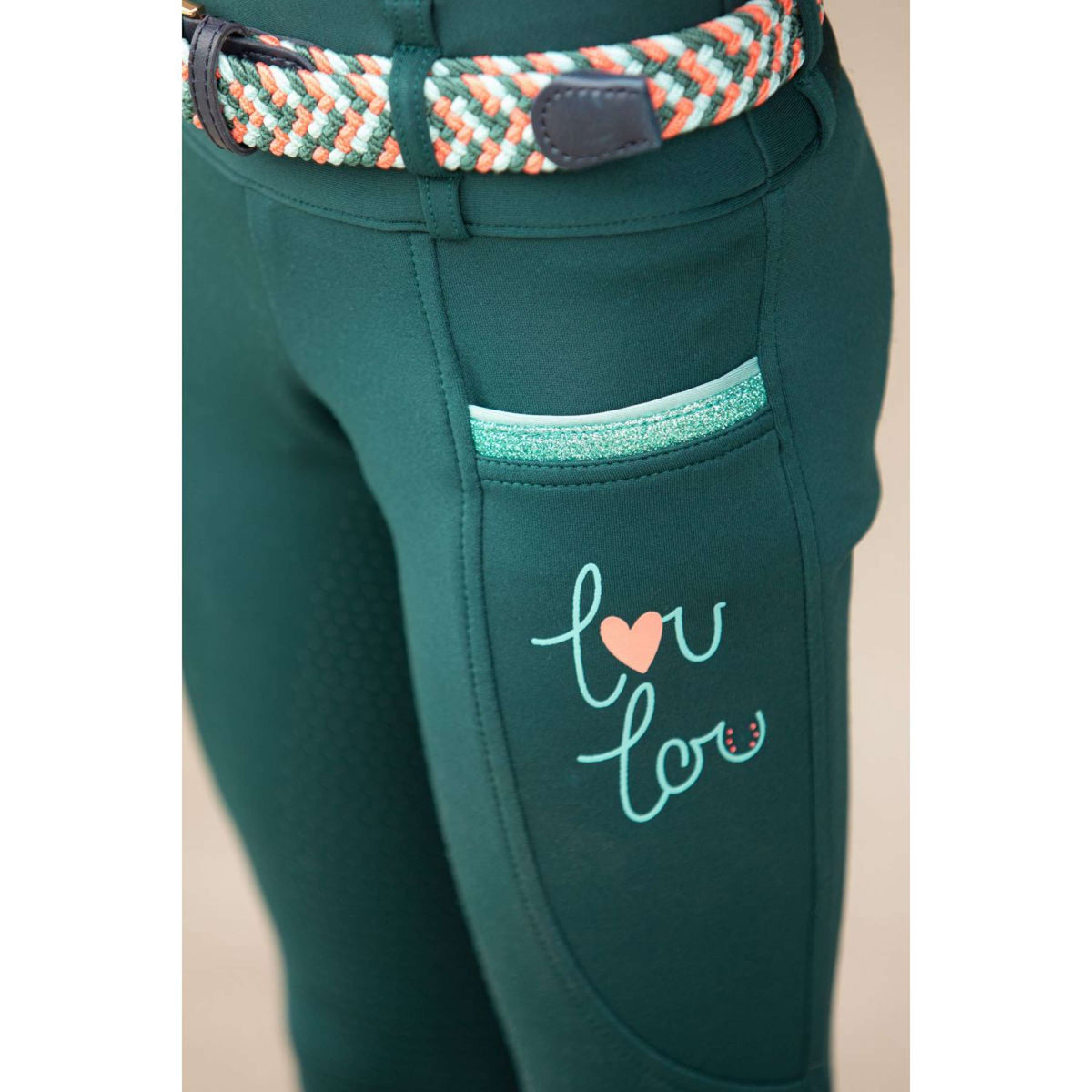 Harry's Horse Reitleggings LouLou25 Daisy Full Grip Bayberry