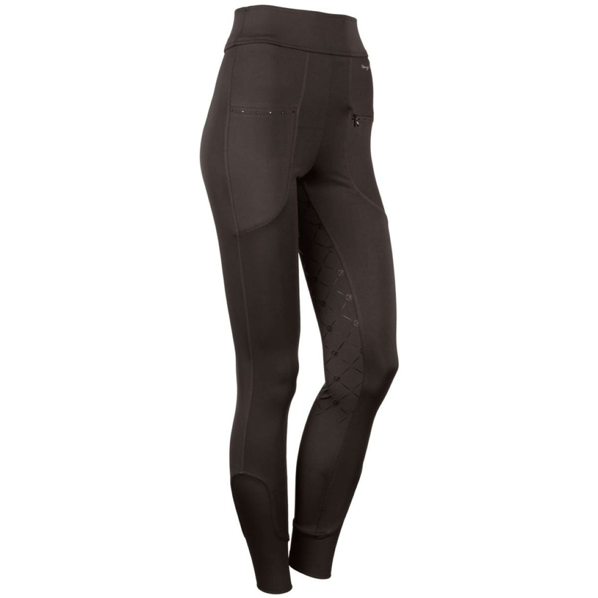 Harry's Horse Reitleggings Equitights Rookie Full Grip Braun