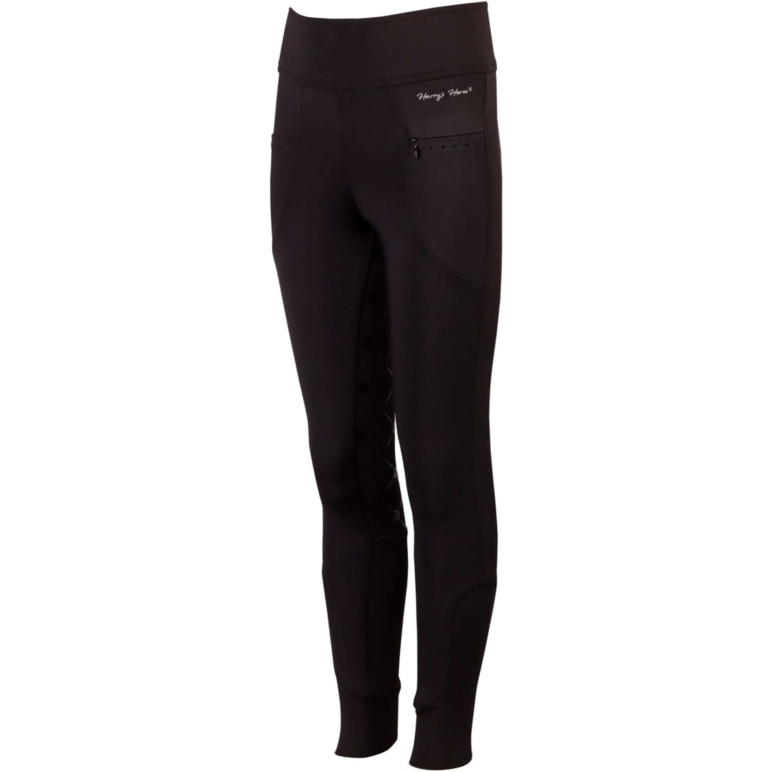 Harry's Horse Reitleggings Equitights Rookie Full Grip Schwarz