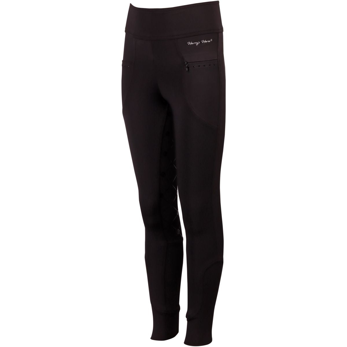 Harry's Horse Reitleggings Equitights Rookie Full Grip Schwarz