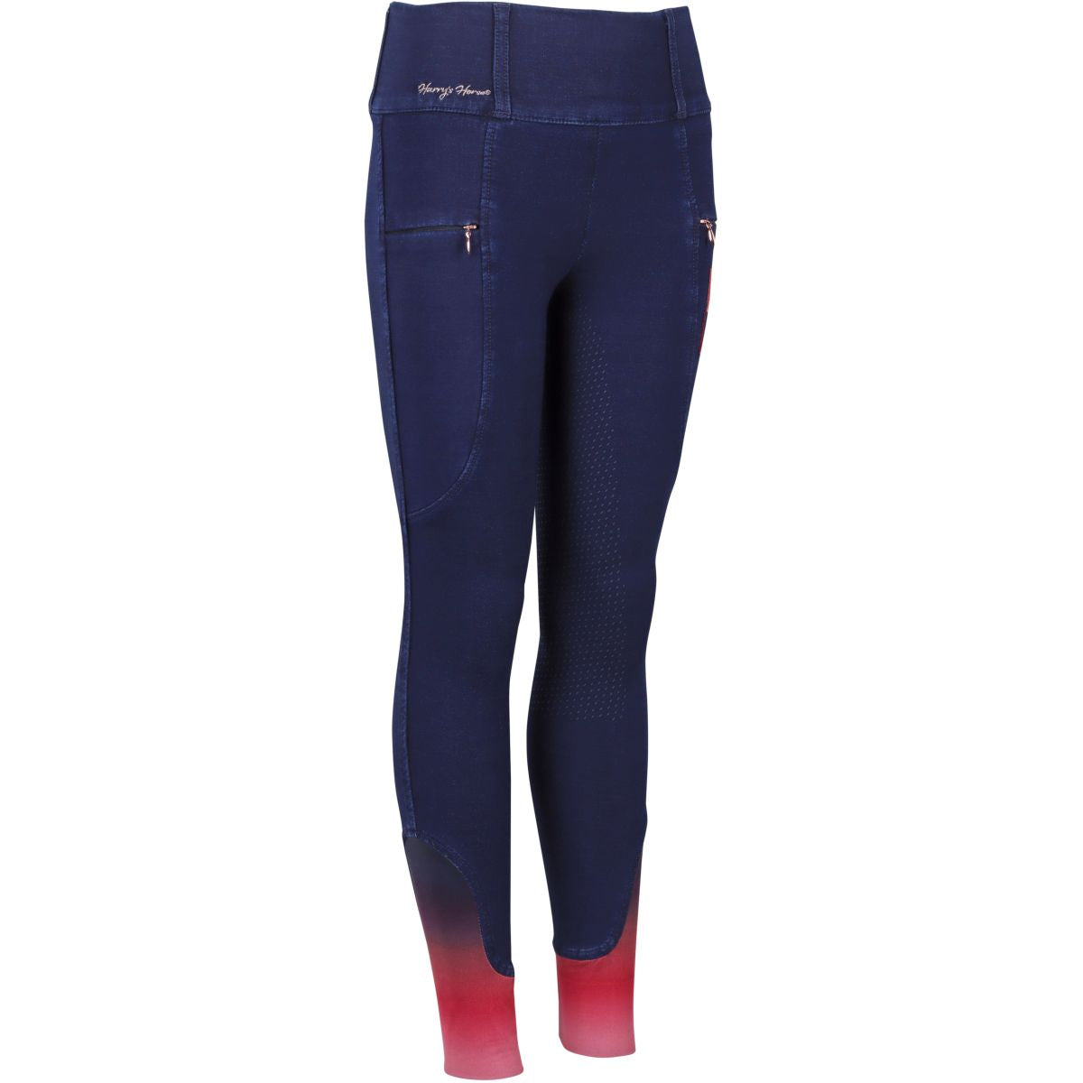 Harry's Horse Reitleggings LouLou Denim Full Grip Dress Blues