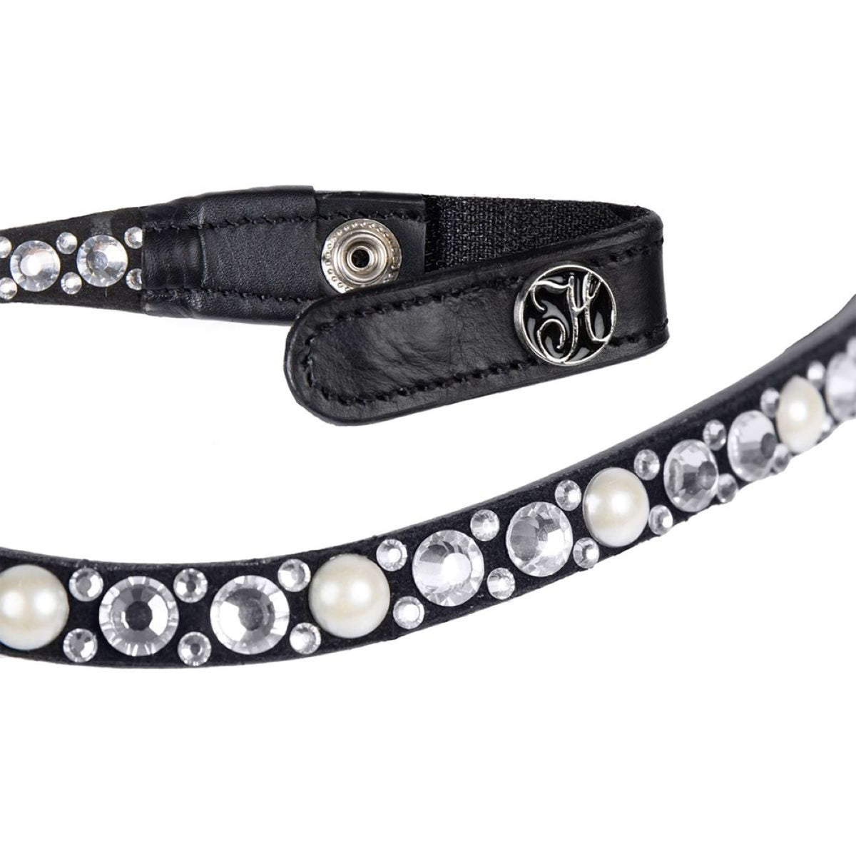 Harry's Horse Stirnriemen Diamond Pearl Silber