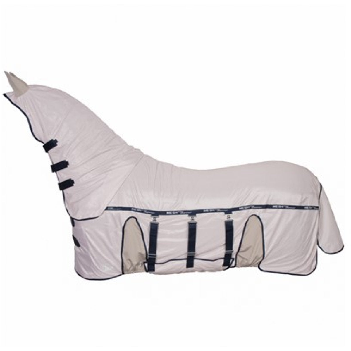 Harry's Horse Fliegendecke Mesh Pro Superior mit Halsteil Taupe
