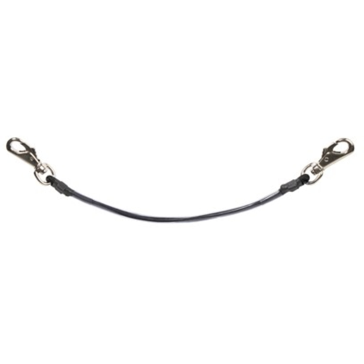Harry's Horse Schweifriemen Elastisches plastifiziertes Metall Schwarz