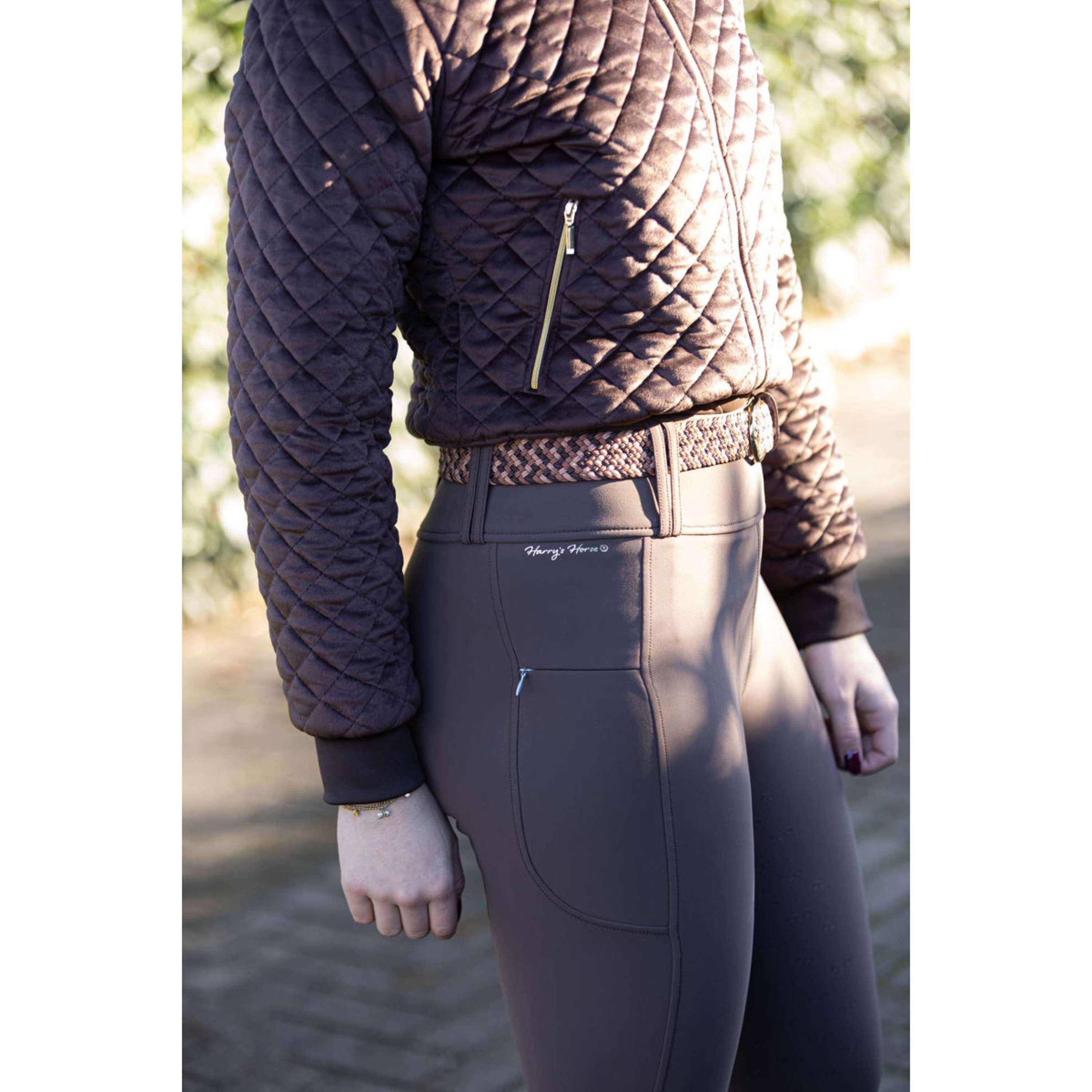 Harry's Horse Reitleggings Classy Full Grip Bracken