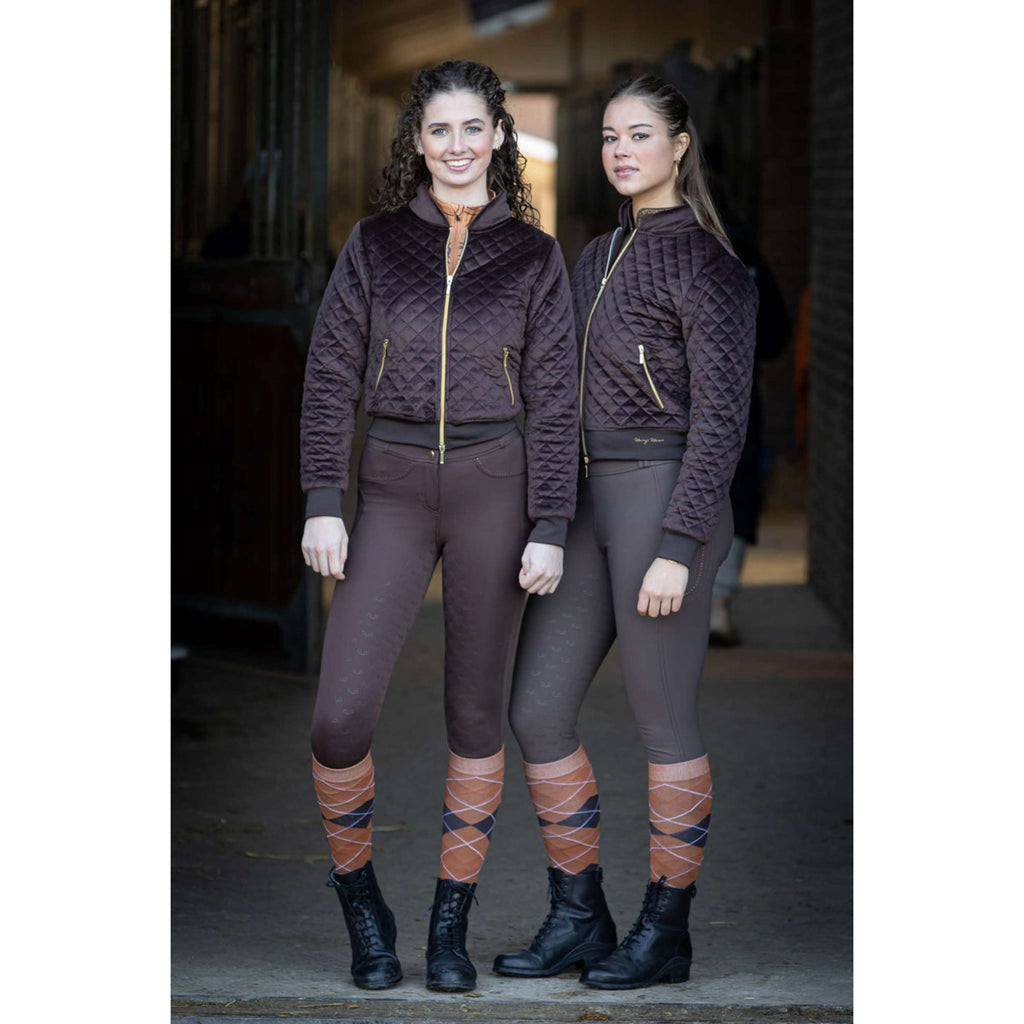 Harry's Horse Reitsocken Argyle Mocha-Bisque