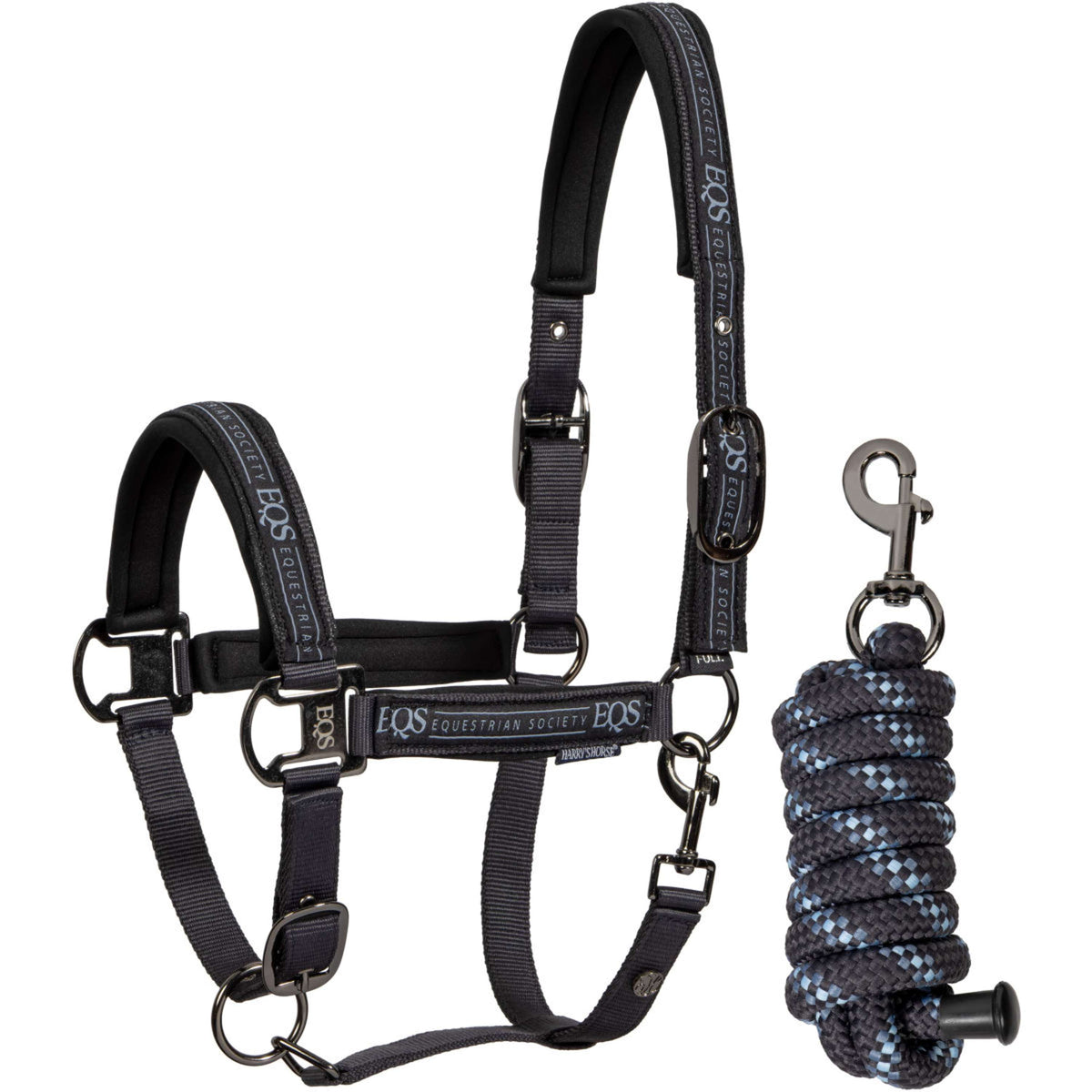 Harry's Horse Halfterset EQS Black-Sand