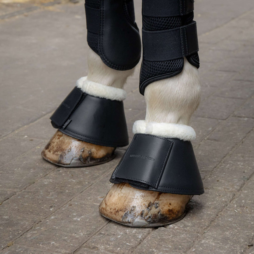 Harry's Horse Hufglocken Excellent Faux Fur Schwarz
