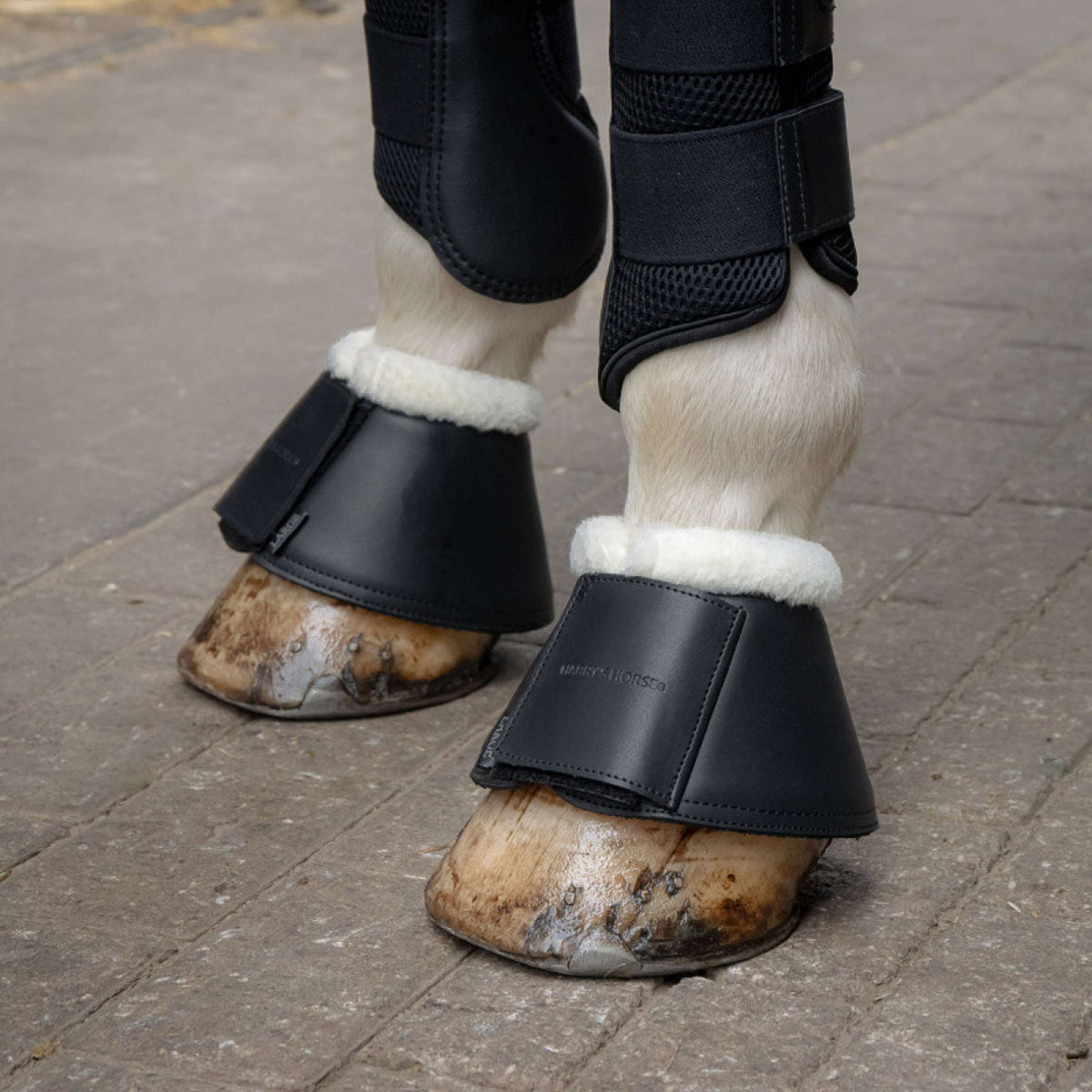 Harry's Horse Hufglocken Excellent Faux Fur Schwarz