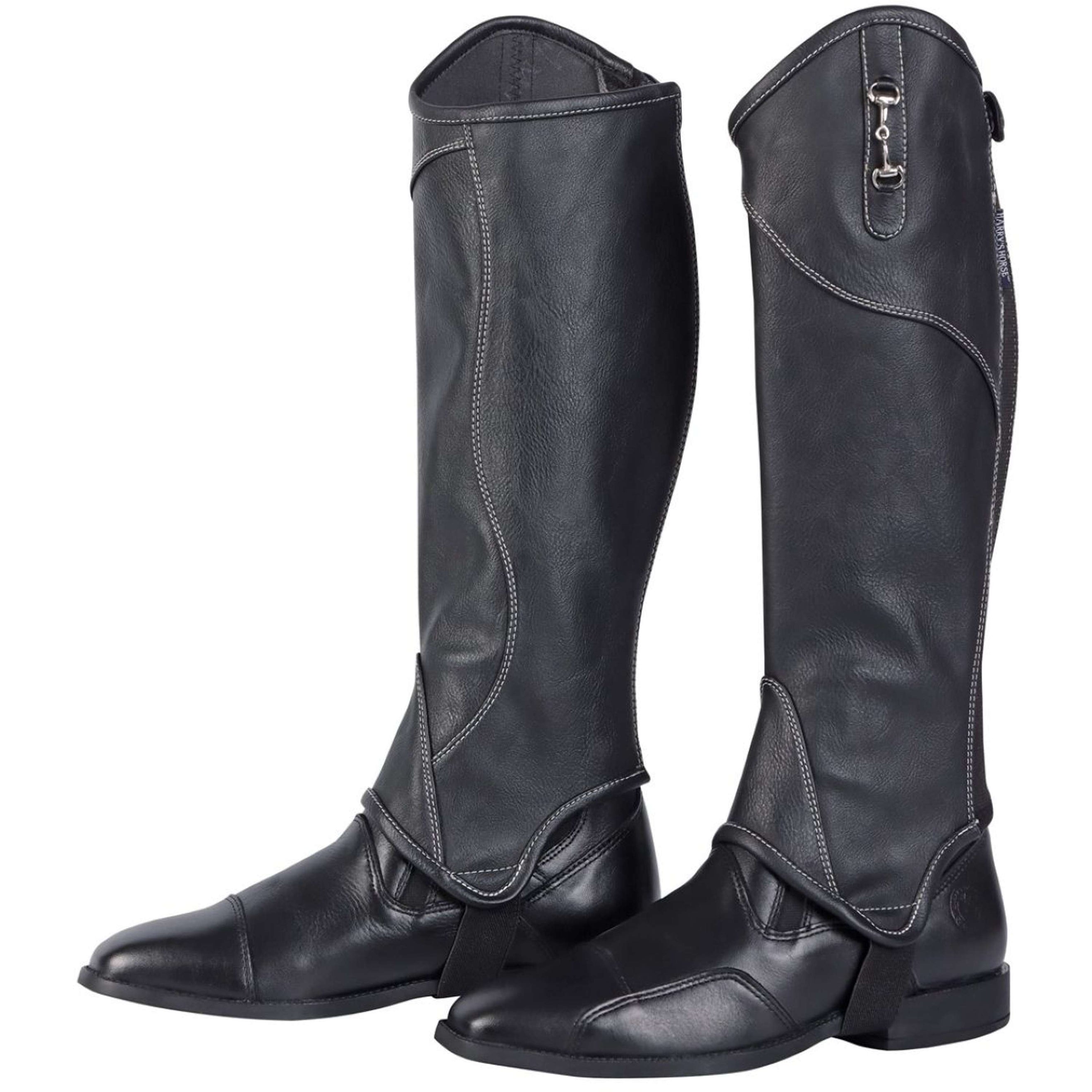 Harry's Horse Reitletten Bit Short and Wide Schwarz Harry's Horse Reitletten Bit Short and Wide Schwarz