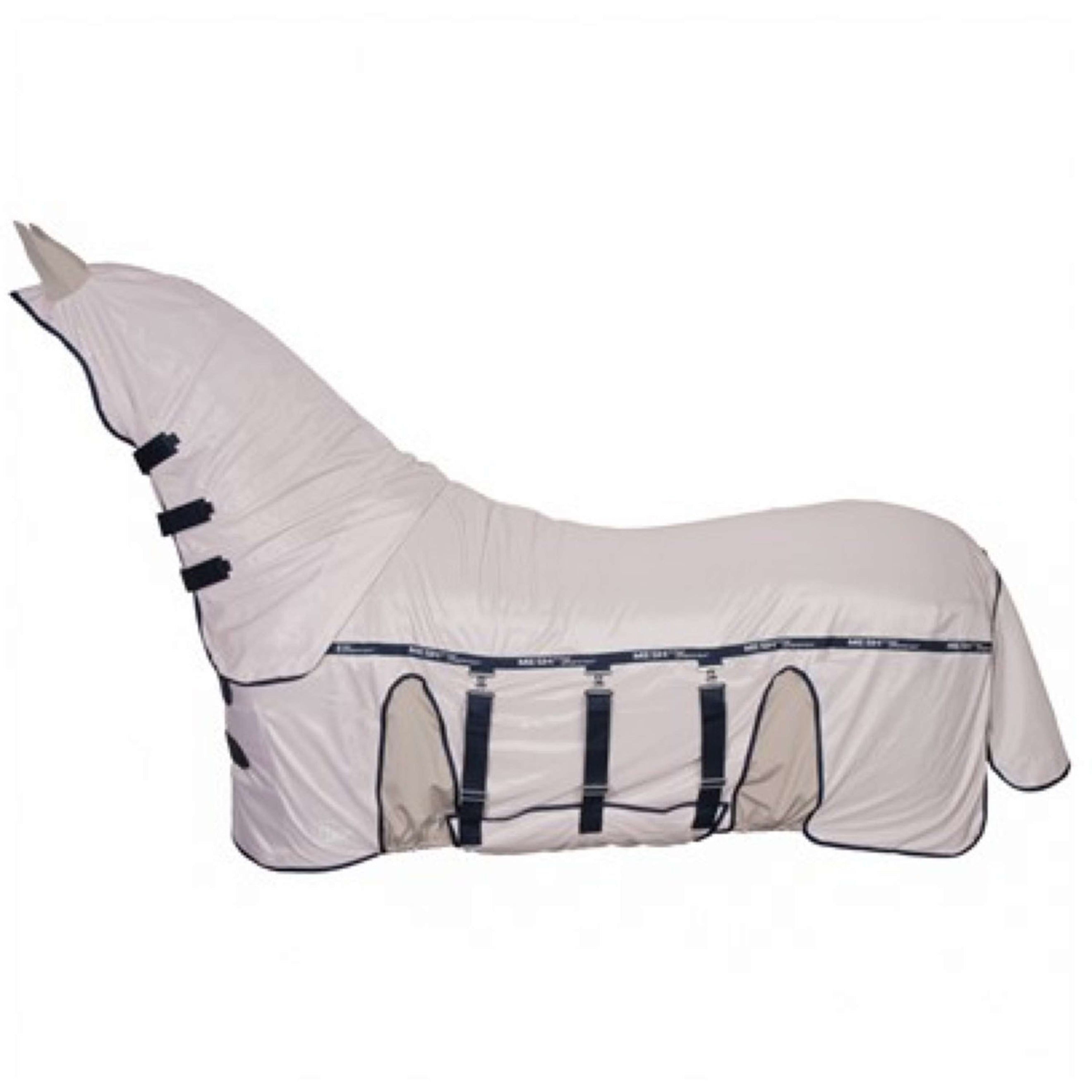 Harry's Horse Fliegendecke Mesh Pro Superior mit Halsteil Taupe