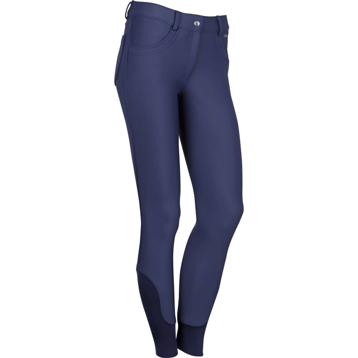 Harry's Horse Reithose Winterblues Full Grip Stahlblau