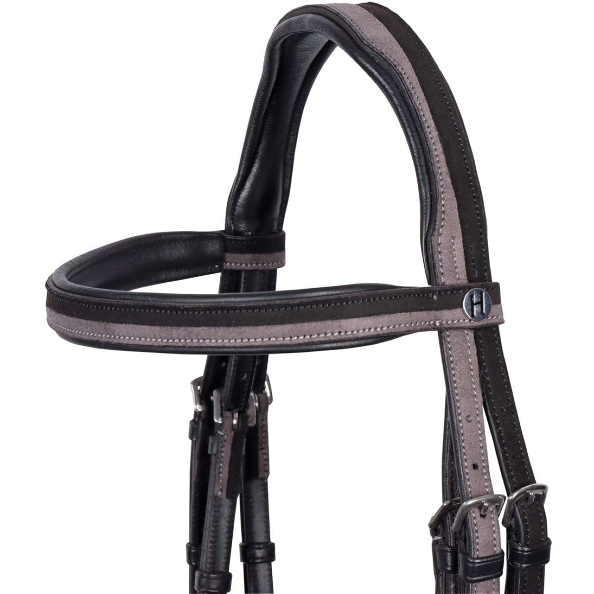 Harry's Horse Zaum Two-Tone Schwarz/Grau