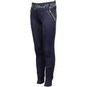 Harry's Horse Reitleggings Equitights STOUT! Lime Full Grip Navy