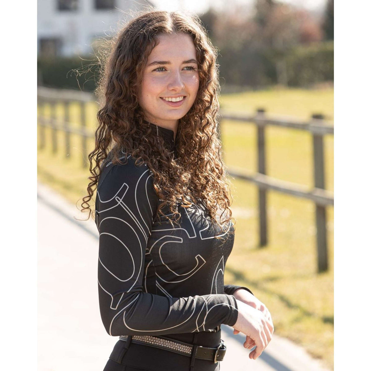 Harry's Horse Shirt Denici Cavalli Stardust Schwarz