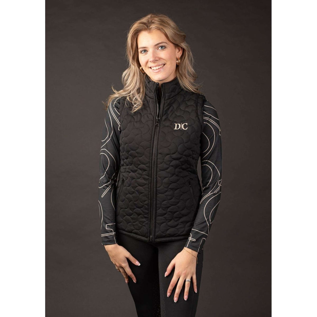 Harry's Horse Weste Denici Cavalli Stardust Umdrehbar Schwarz