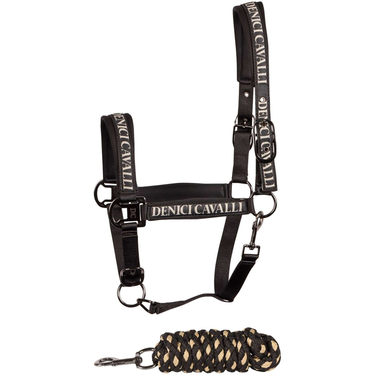 Harry's Horse Halfterset Denici Cavalli Stardust Schwarz