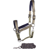 Harry's Horse Halfterset Satin Eli Vetiver