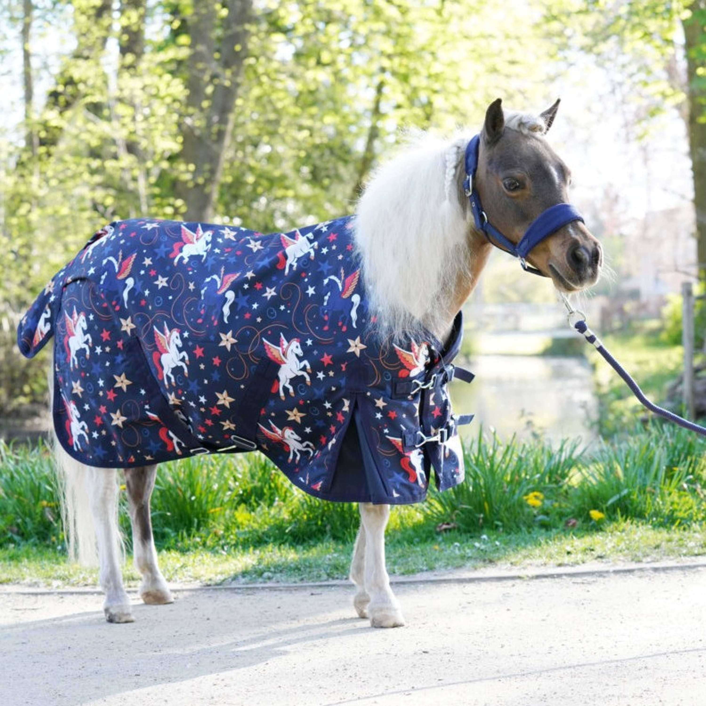 HB Outdoordecke Little Sizes Navy Flying Horse