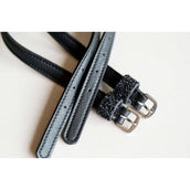 HB Ruitersport Sporenriemen Showtime Sparkle Schwarz/Schwarz