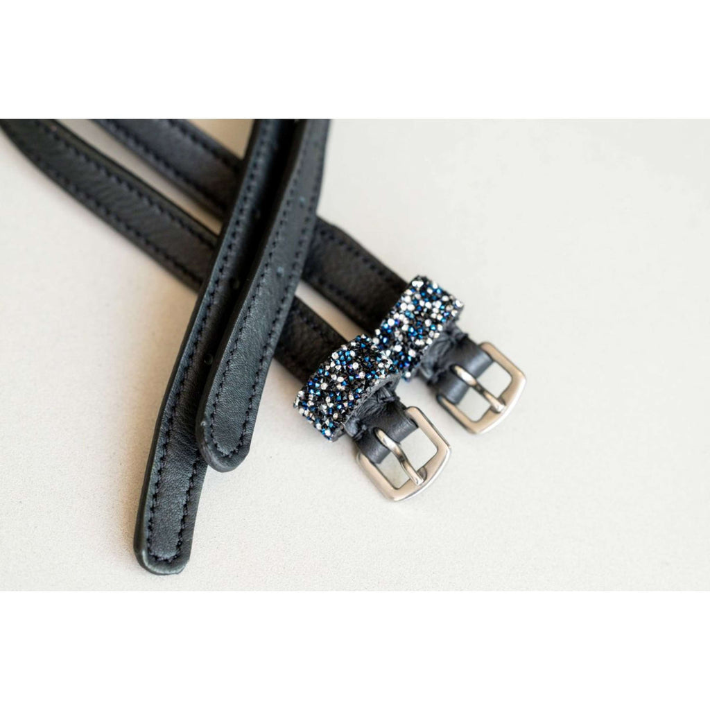 HB Ruitersport Sporenriemen Showtime Sparkle Schwarz Navy