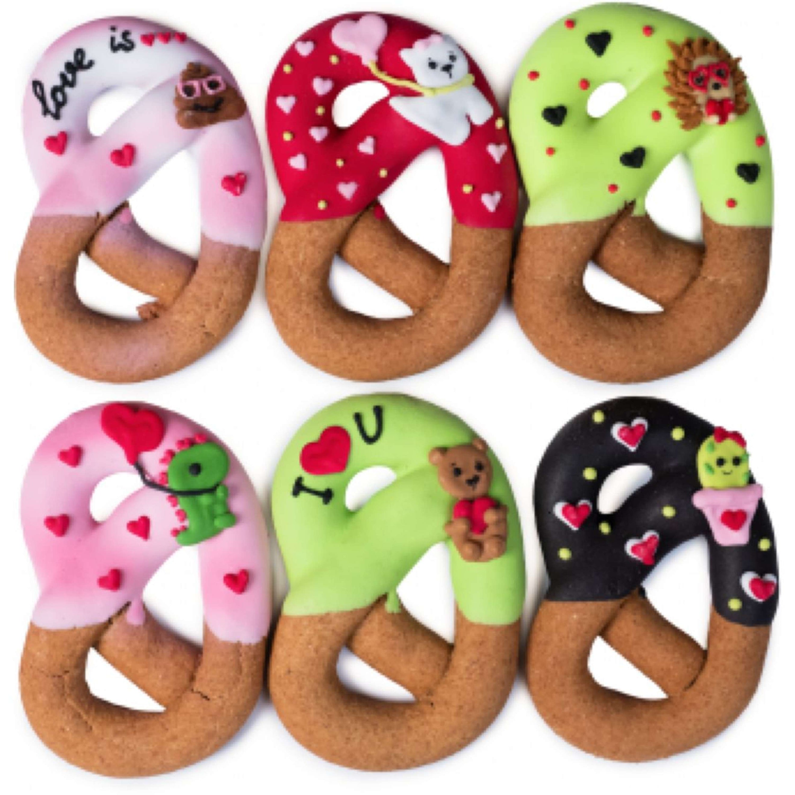 Candy Horse Love Kekse Iced Pretzel Candy Horse Love Kekse Iced Pretzel