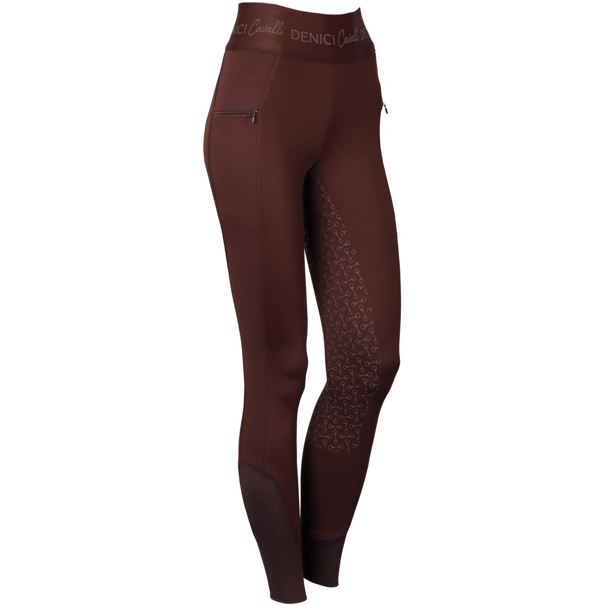 Harry's Horse Reitleggings Equitights Denici Cavalli Full Grip Braun