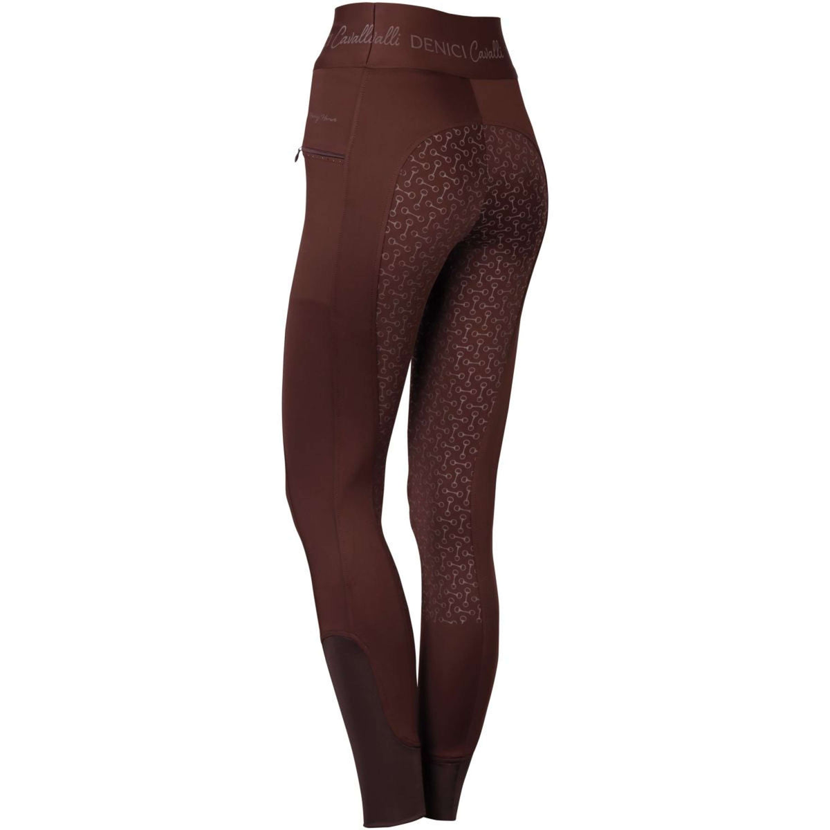 Harry's Horse Reitleggings Equitights Denici Cavalli Full Grip Braun