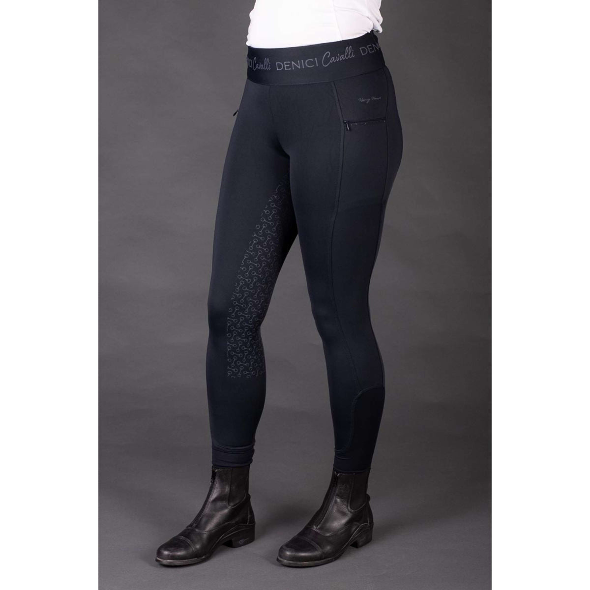 Harry's Horse Reitleggings Equitights Denici Cavalli Full Grip Navy