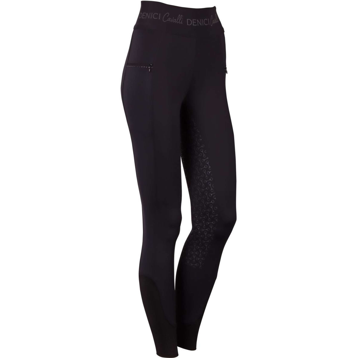 Harry's Horse Reitleggings Equitights Denici Cavalli Full Grip Schwarz