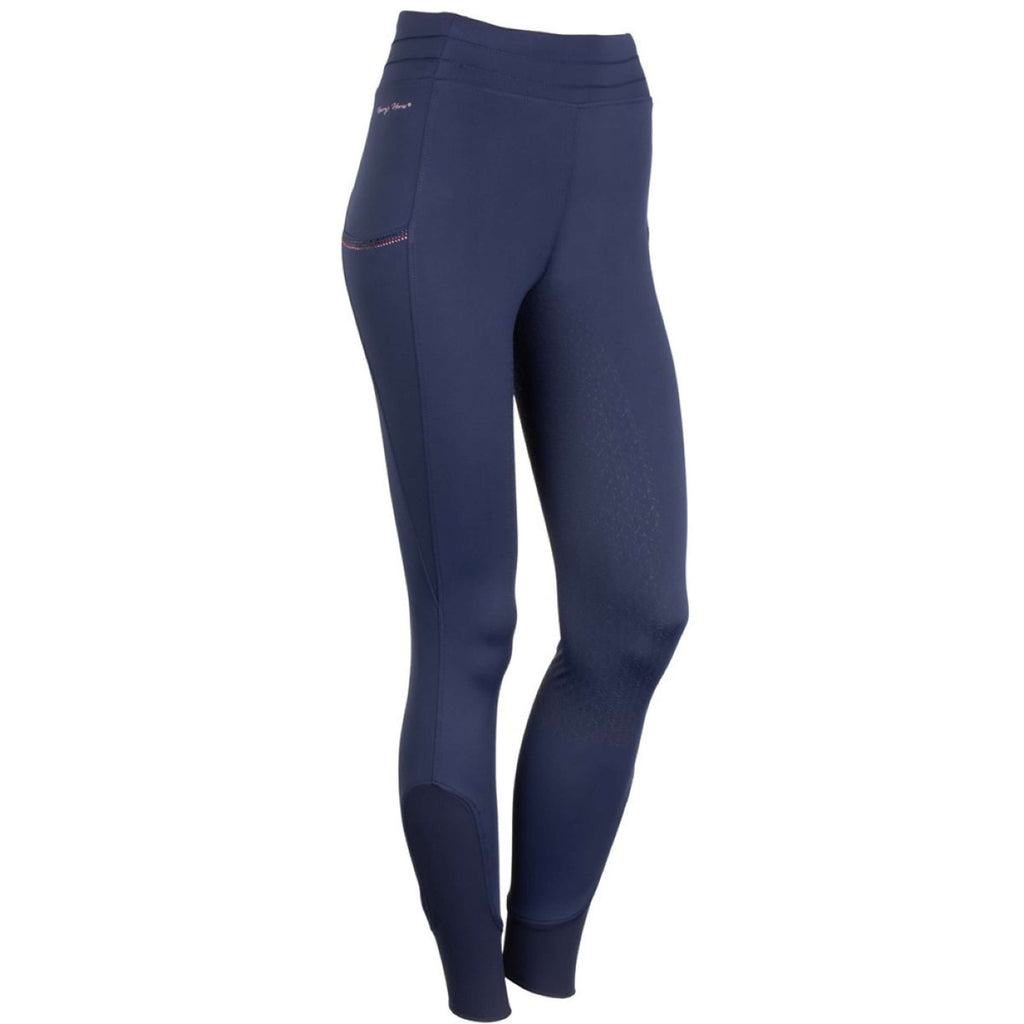 Harry's Horse Reitleggings Equitights Denici Cavalli Purple Passion Full Grip Peacoat