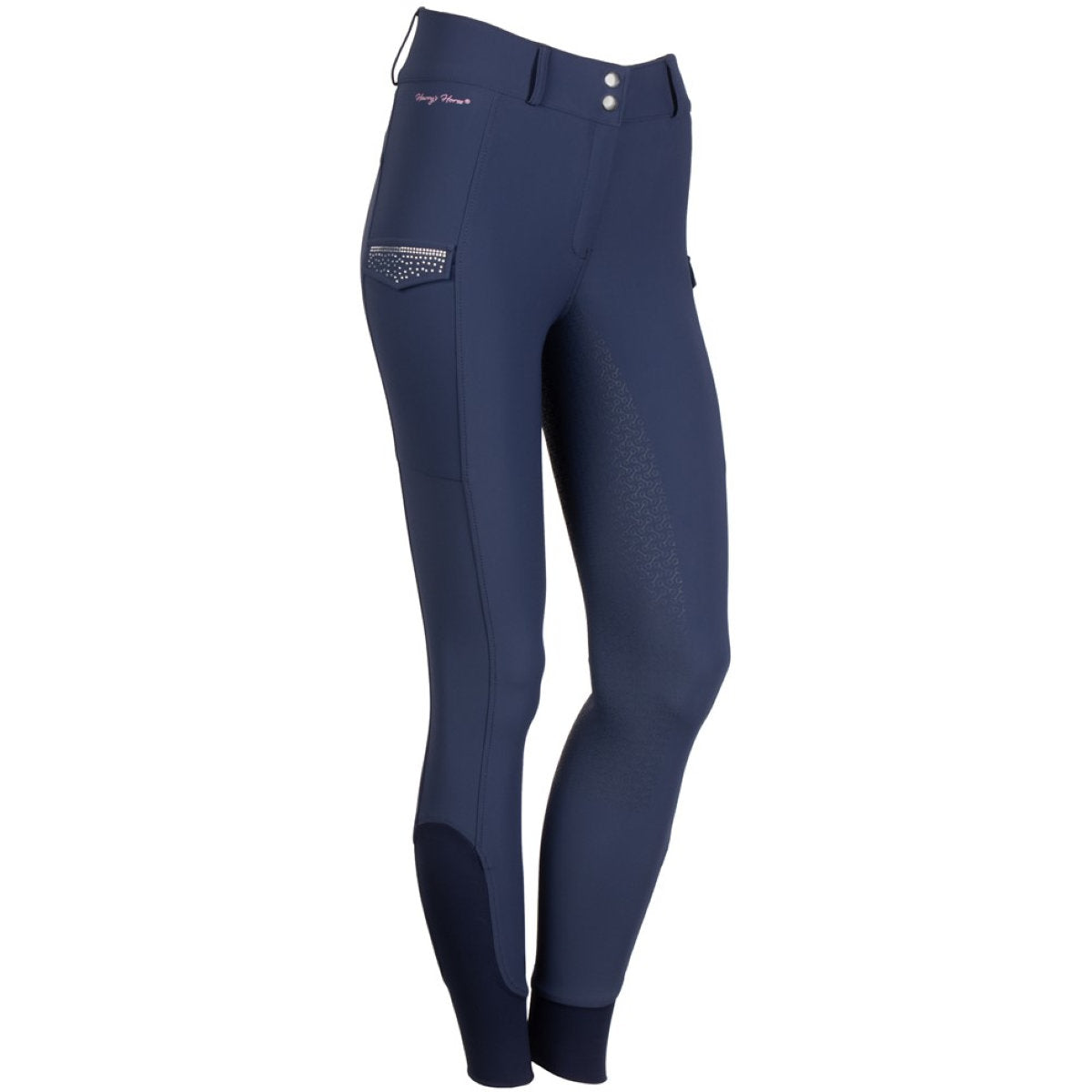 Harry's Horse Reithose Denici Cavalli Purple Passion Full Grip Peacoat